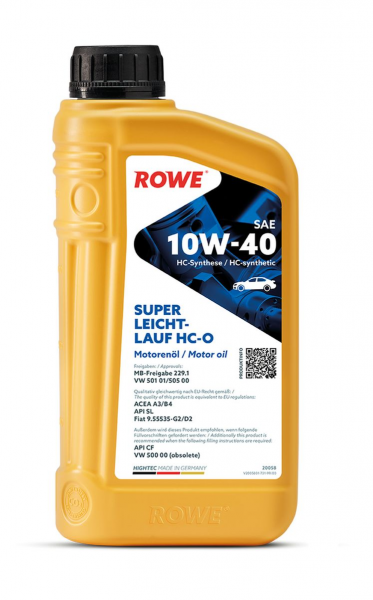 ROWE HIGHTEC SUPER LEICHTLAUF HC-O 10W-40 1L