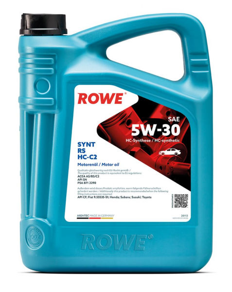 ROWE HIGHTEC SYNT RS SAE 5W-30 HC-C2 5L